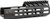 Midwest Industries SIG Sauer Mpx Handguard Drop-in M-LOK - Handguard Drop-in Aluminum 8 Black