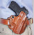 DeSantis RH OWB Leather SIG P250C Tandesantis Speed Scabbard Holstr