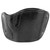 Bulldog Cases Molded Leather Black RH Med Hip Holster for Medium Frame Automatic - Right Hand