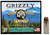 Grizzly 9mm Luger Ammo - 115 Grain | JHP | 20rd Box