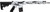 Great Lakes Firearms & Ammo GL15 Pursuit Snow Camo, Stainless Barrel 16" CALIFORNIA LEGAL - .350 Legend - Camo