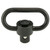 UTG Heavy Duty Push Button QD Sling Swivel, 1.25" Loop - Black