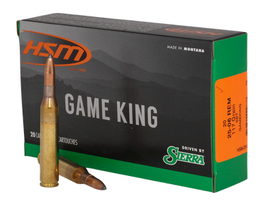 HSM Game King .25-06 Rem 117gr Soft Point 20rd | WBT Guns