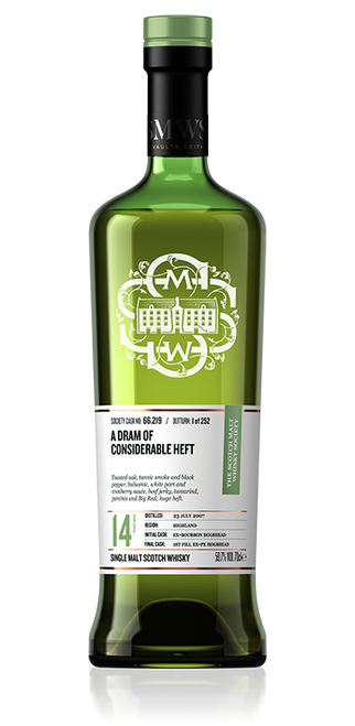 A dram of considerable heft