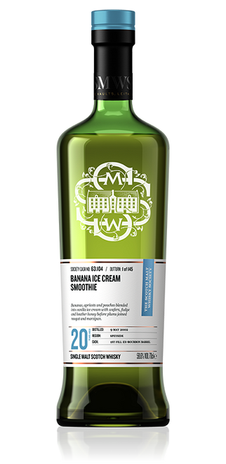 Banana ice cream smoothie