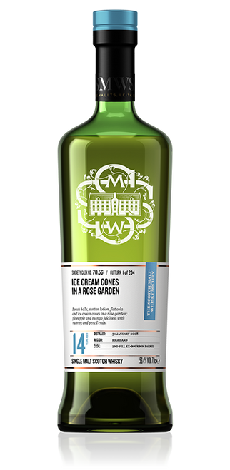 Ice cream cones in a rose garden