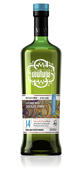 A plunge into chocolate sponge