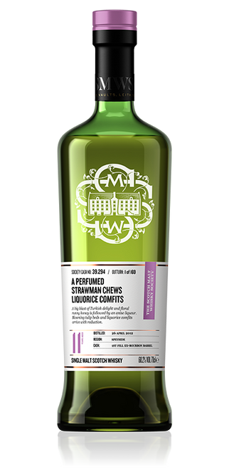 A perfumed strawman chews liquorice comfits