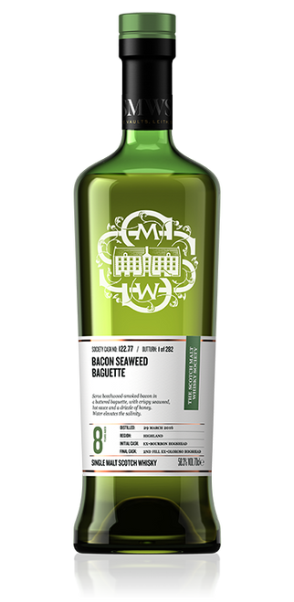 Bacon seaweed baguette