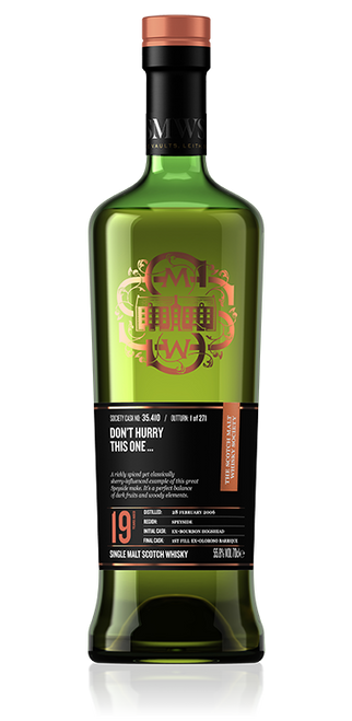 Don't hurry this one ...