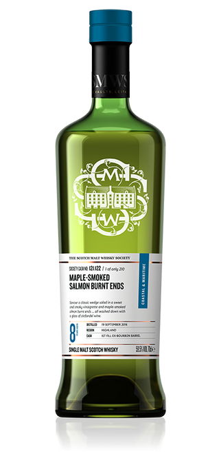 Maple-smoked salmon burnt ends