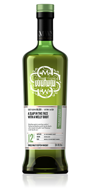 A slap in the face with a welly boot