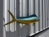 In Stock 37 Inch Cow Dolphin Fish Replica - Flank View