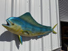 51 Inch Cow Dolphin Full Wall Mount Replica - Head View