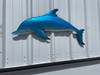 42 Inch Bottlenose Dolphin Half Sided Fish Mount Blue - Head View