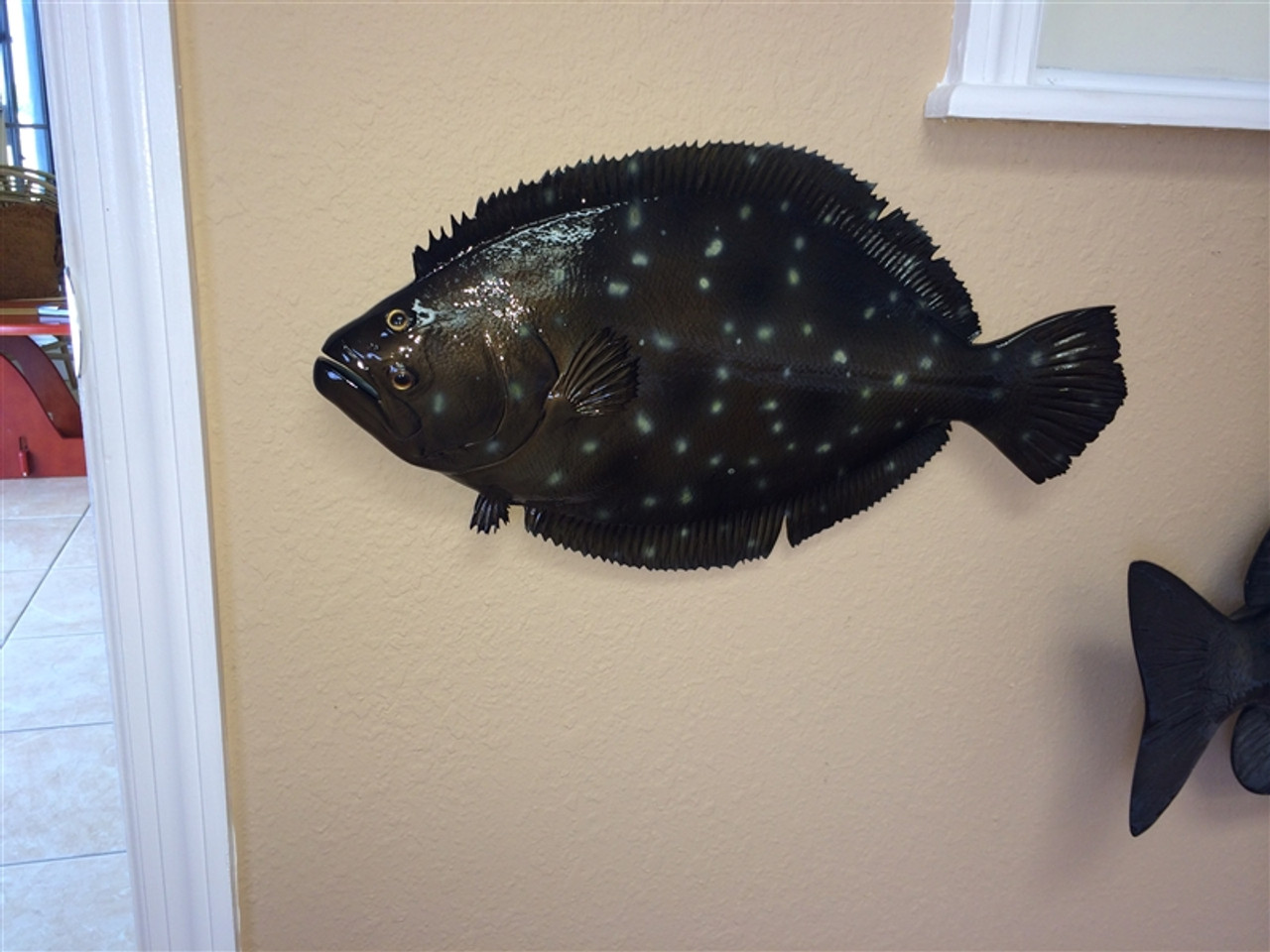 19 Inch Flounder Fish Mount Replica Reproduction For Sale