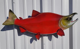 28" Sockeye Salmon Full Mount Fish Replica Customer Proofs 22366