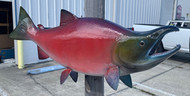 28 Inch Sockeye Salmon Fish Mount Production Proofs - Invoice #21846