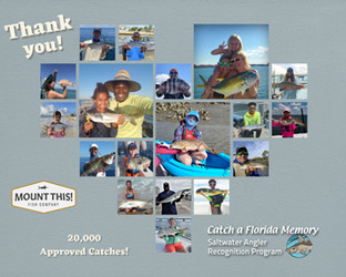 Happy Bday --> FWC's "Catch A Memory" Saltwater Angler Recognition Plan Turns 5