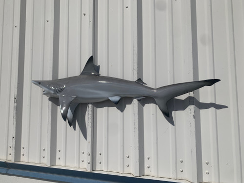 45 Inch Blacktip Shark Half Mount Replica - Flank View