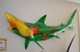 47" Multi Colored Hot Rod Shark Replica