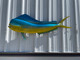 53 inch bull dolphin fish replica blue yellow color