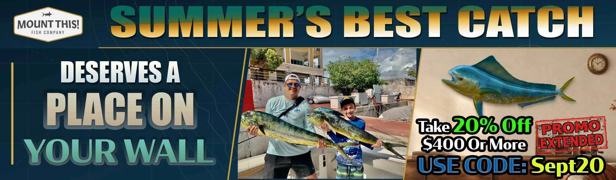 Summers Best Catch Fish Mount Hero