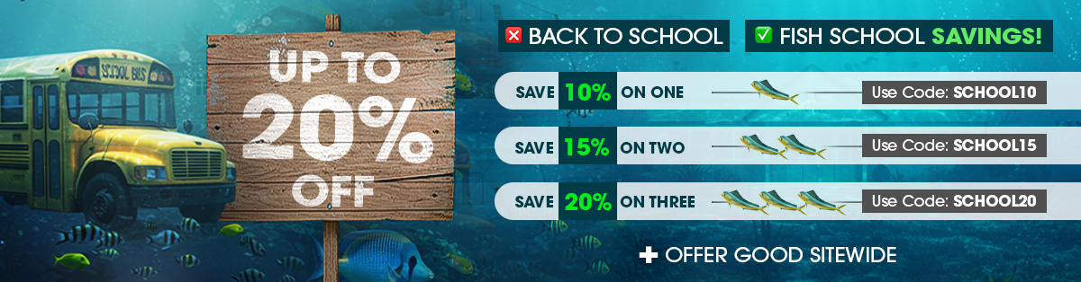 Back To School Fish Mount Sale