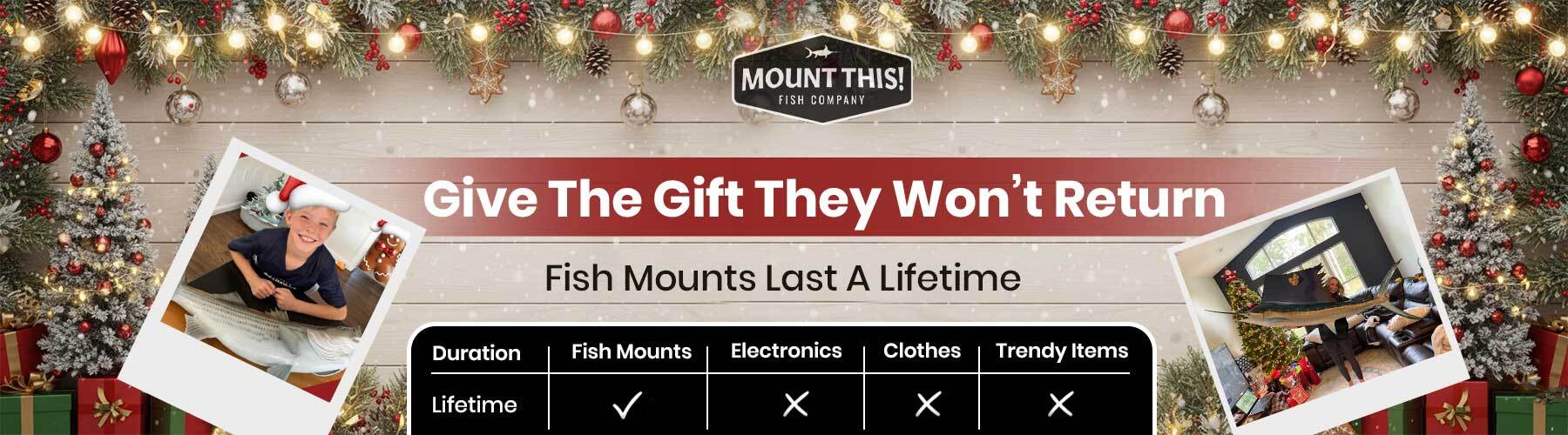 Fish Mount Christmas Gifts