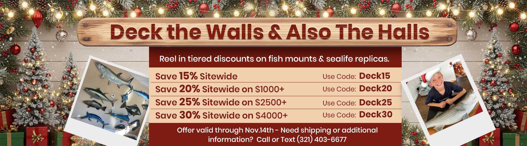 Deck The Fish Mount Walls