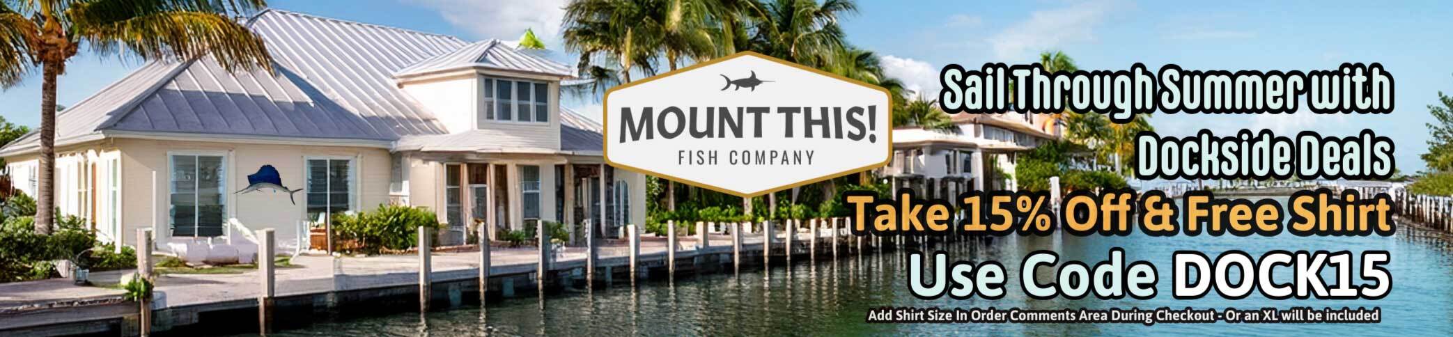 Dockside Fish Mount Sale