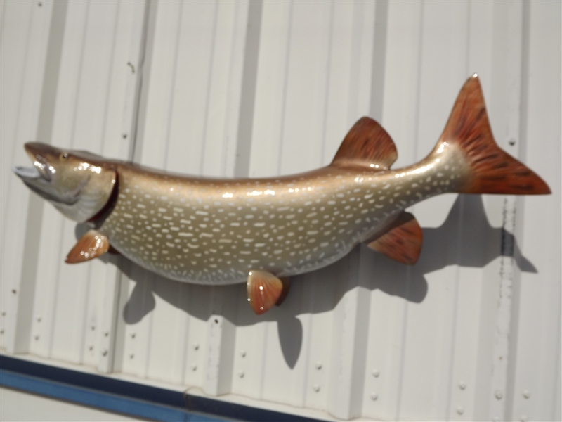 45 Inch Northern Pike Fish Mount Replica Reproduction For Sale