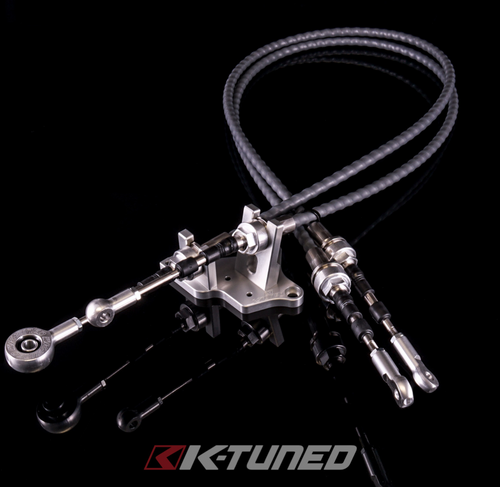 Billet Shifter Cables Trans Bracket - K24Z7 Trans / RSX-S Selector and Cables