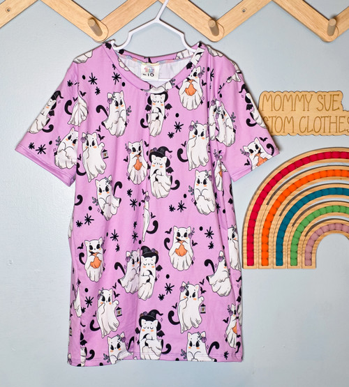 Ghost Kitties Classic Tee size 10