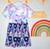 Blue Floral Tunic size 4 closed back
