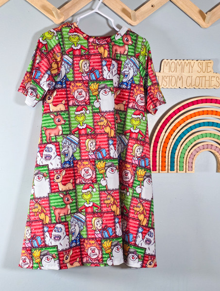 Xmas Mashup Swing Dress size 5