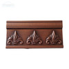 3x6 Deco | Metal Look | 3x6 Fleur Bar Burnished Copper BSAT | Trim 330020003