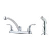 Pfirst Series 2-Handle Kitchen Faucet With Side Spray