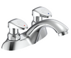 DELTA 2 Handle Metering Slow Close Faucet 86T1153