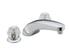 Delta  2-Handle Deck-Mount Roman Tub Faucet Trim Kit in Chrome (Valve Not Included) T2710