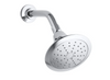 Kohler Forte 1.75 GPM Single Function Shower Head with MasterClean and Katalyst Air-Induction Spray Technology 10327-CP