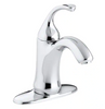 KOHLER Forte K-10215-4-CP Single Handle Polished Chrome Bathroom Faucet