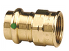 Viega 79315 ProPress Zero Lead Bronze Adapter with Female 3/4-Inch by 3/4-Inch P x Female NPT, 10-Pack