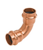 NIBCO PC607 1-1/4 in. Press 200 psi Domestic Copper 90 Degree Elbow with Rubber O-ring (Case Of 25)