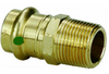 Viega 79245 ProPress Zero Lead Bronze Adapter with Male 1-Inch by 1-Inch P x Male NPT, 10-Pack