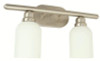 Monument 2479606 2-Head Vanity Lighting with Frosted Opal Glass(By the Pallet| 56 Pieces)