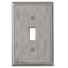 Questech Weybridge Cast Metal Water Single Toggle Brushed Nickel Wall Plate