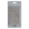 Questech Weybridge Cast Metal Water Single Toggle Brushed Nickel Wall Plate