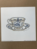 Blue Daisy Teacup - Signed Martha Hinson |By the Case- 100 per Case| 