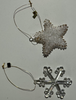 Crystal Star and Snowflake Ornament |By the Case- 72 per Case|